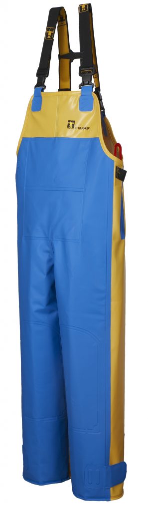 Guy Cotton X-TRAPPER BIB AND BRACES NYLPECHE CC (Blue/Yellow)